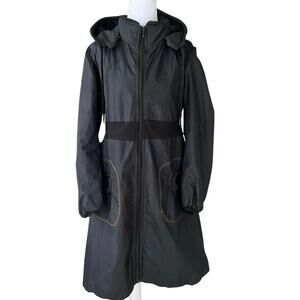 Cop Copine Vintage Black Coat Tag 38 Small S Utility Techwear Y2K France Read